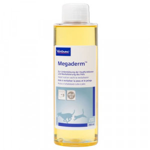 VIRBAC MEGADERM papildbarība suņiem kaķiem Omega-3, Omega-6 250ml